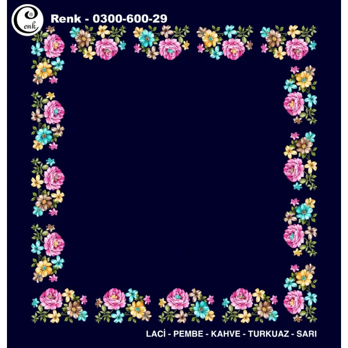 Cenk 100cm Ortası Boş Oyalık Yazma (Cnk-600-29)