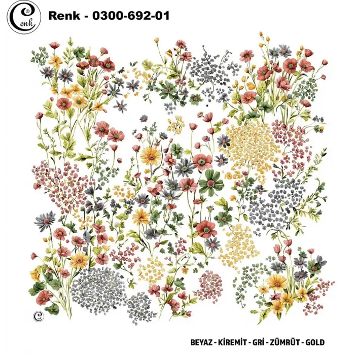 Cenk 100cm Oyalık Yazma (Cnk-652-01)