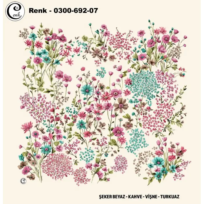 Cenk 100cm Oyalık Yazma (Cnk-652-07)