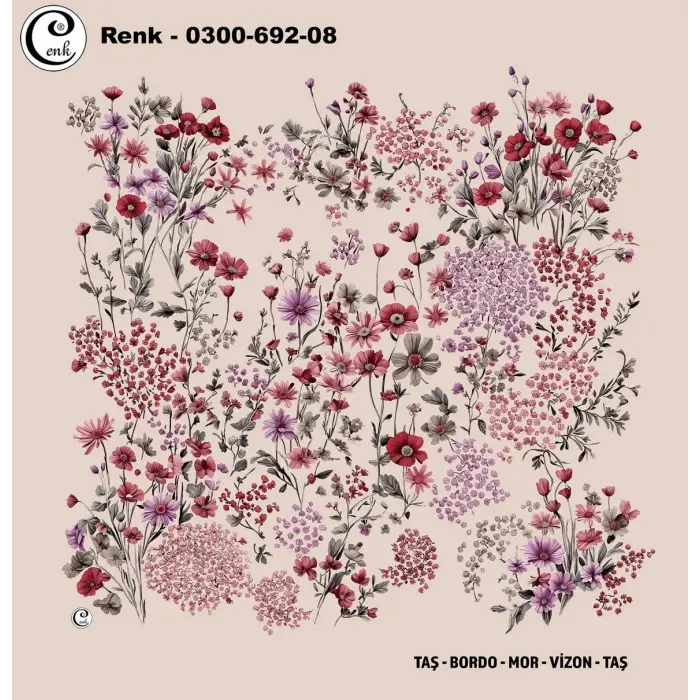 Cenk 100cm Oyalık Yazma (Cnk-652-08)