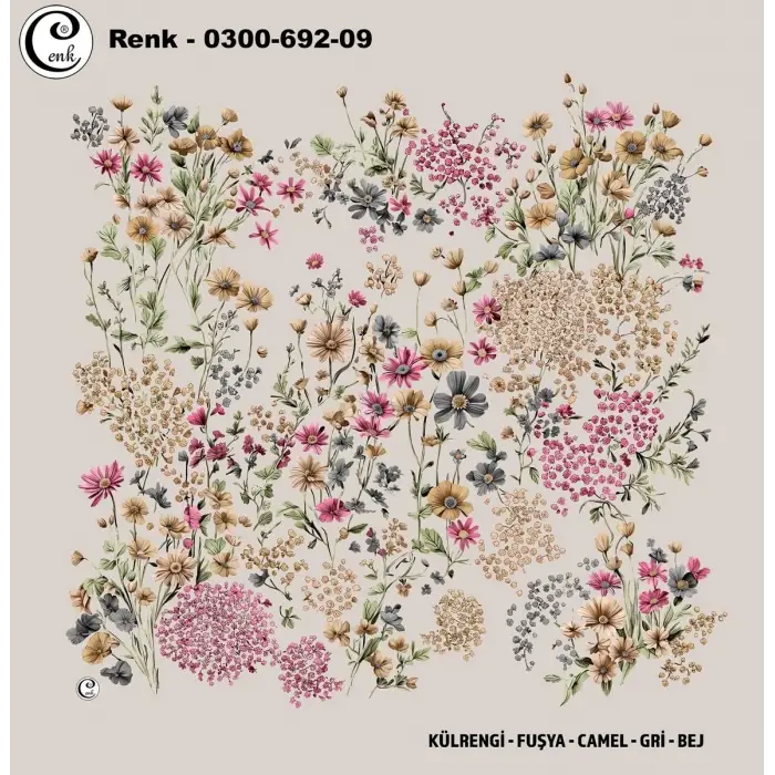 Cenk 100cm Oyalık Yazma (Cnk-652-09)