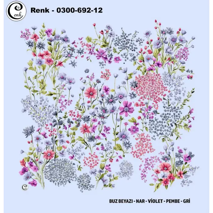 Cenk 100cm Oyalık Yazma (Cnk-652-12)