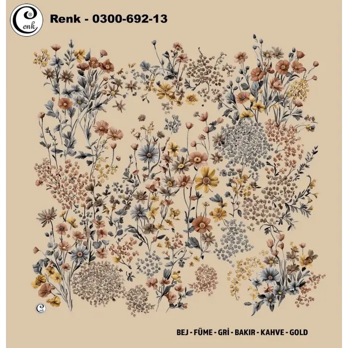 Cenk 100cm Oyalık Yazma (Cnk-652-13)