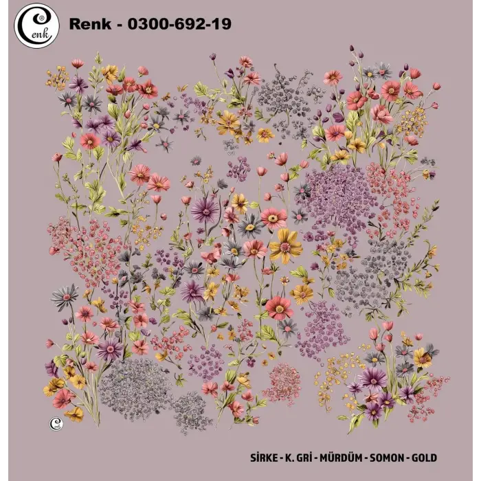 Cenk 100cm Oyalık Yazma (Cnk-652-19)