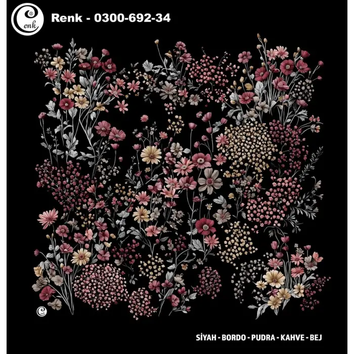 Cenk 100cm Oyalık Yazma (Cnk-652-34)