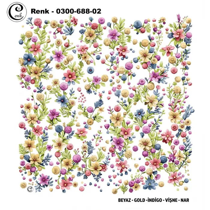 Cenk 100cm Oyalık Yazma (Cnk-688-02)