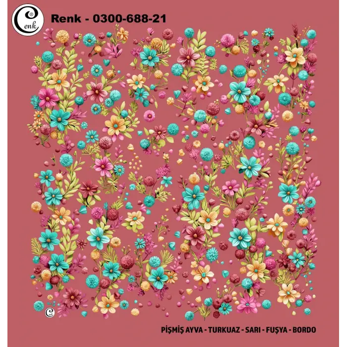 Cenk 100cm Oyalık Yazma (Cnk-688-21)