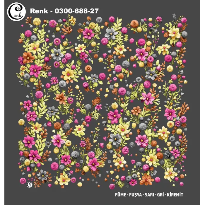 Cenk 100cm Oyalık Yazma (Cnk-688-27)