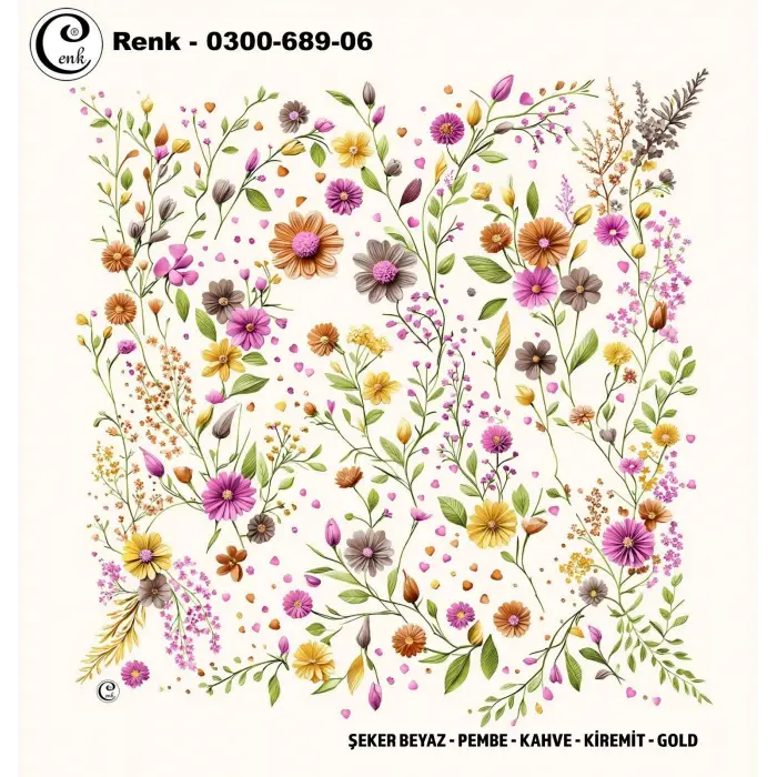 Cenk 100cm Oyalık Yazma (Cnk-689-06)