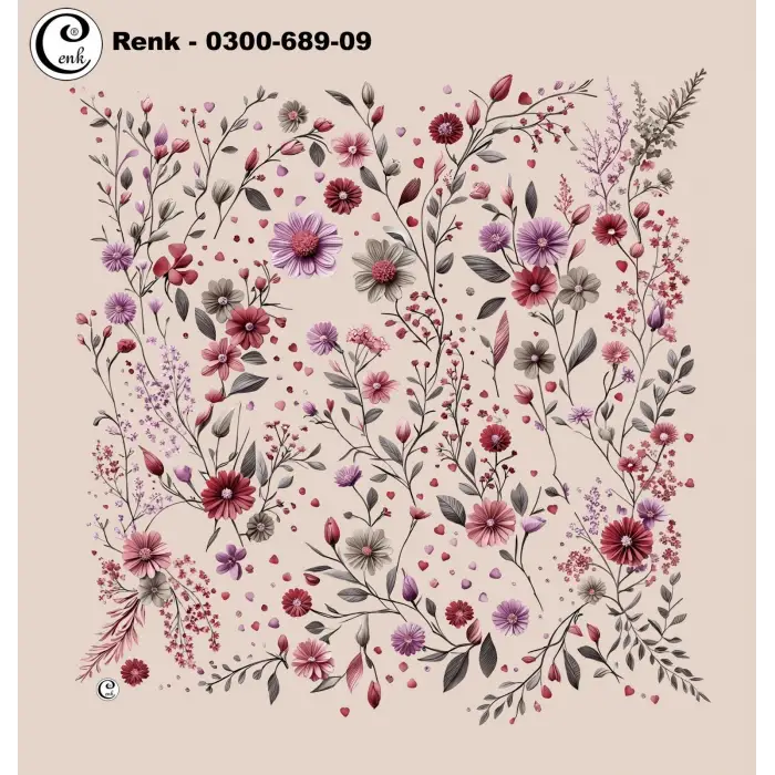 Cenk 100cm Oyalık Yazma (Cnk-689-09)