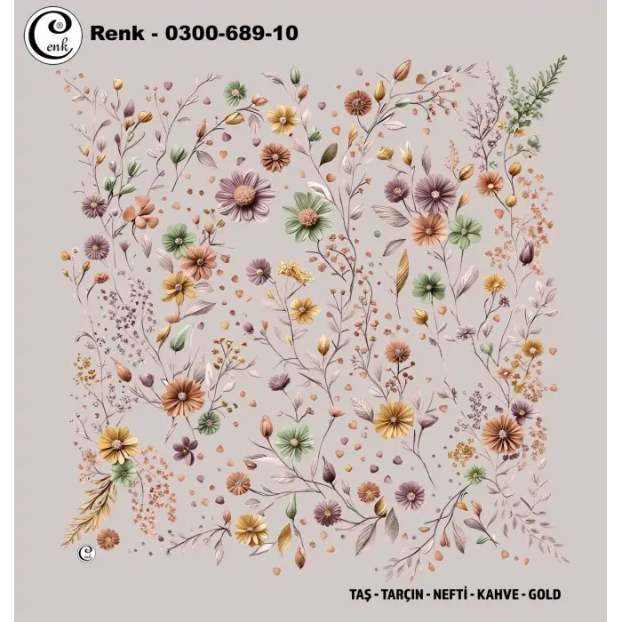 Cenk 100cm Oyalık Yazma (Cnk-689-10)