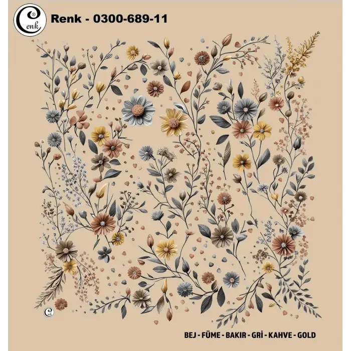 Cenk 100cm Oyalık Yazma (Cnk-689-11)