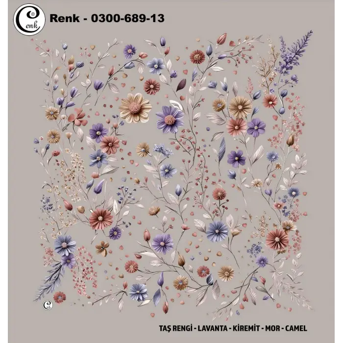 Cenk 100cm Oyalık Yazma (Cnk-689-13)