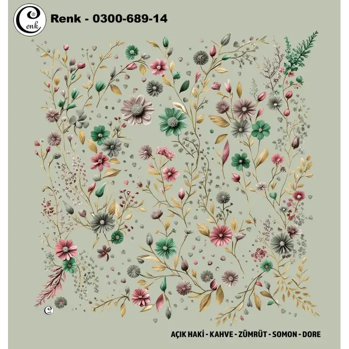 Cenk 100cm Oyalık Yazma (Cnk-689-14)