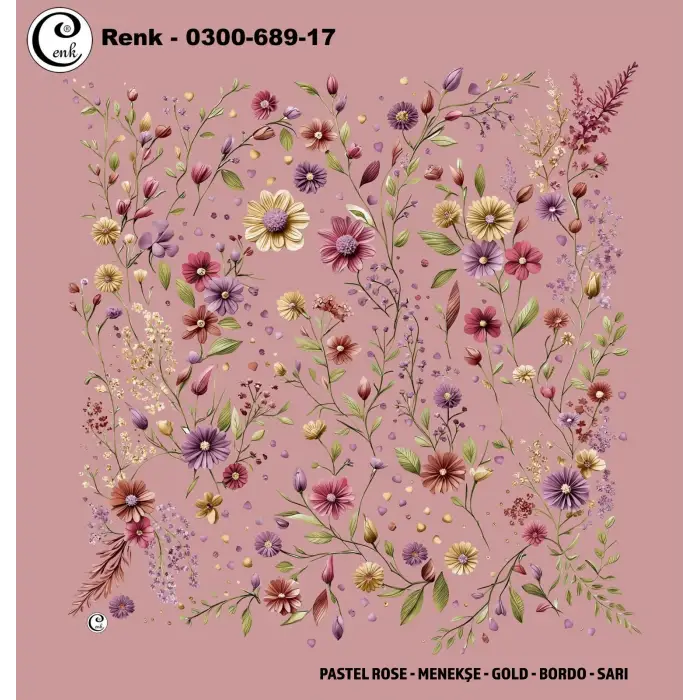 Cenk 100cm Oyalık Yazma (Cnk-689-17)