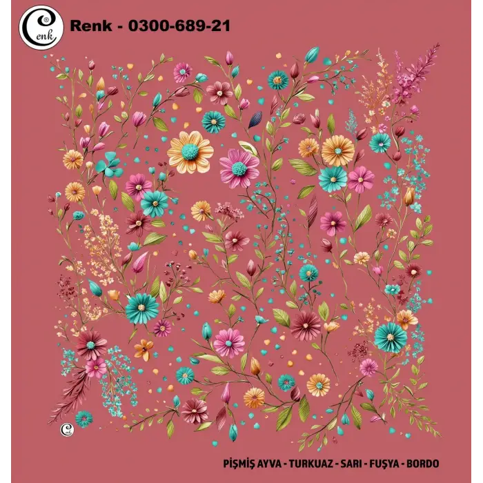 Cenk 100cm Oyalık Yazma (Cnk-689-21)