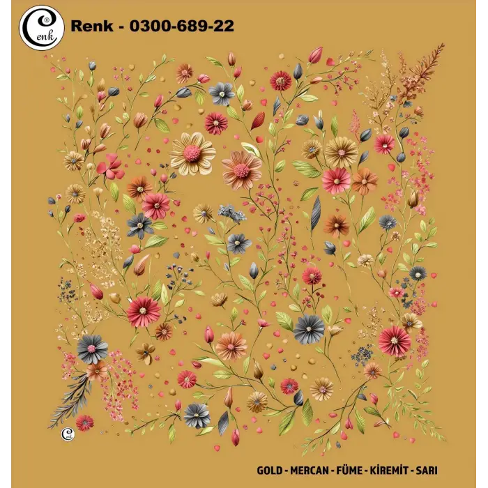 Cenk 100cm Oyalık Yazma (Cnk-689-22)