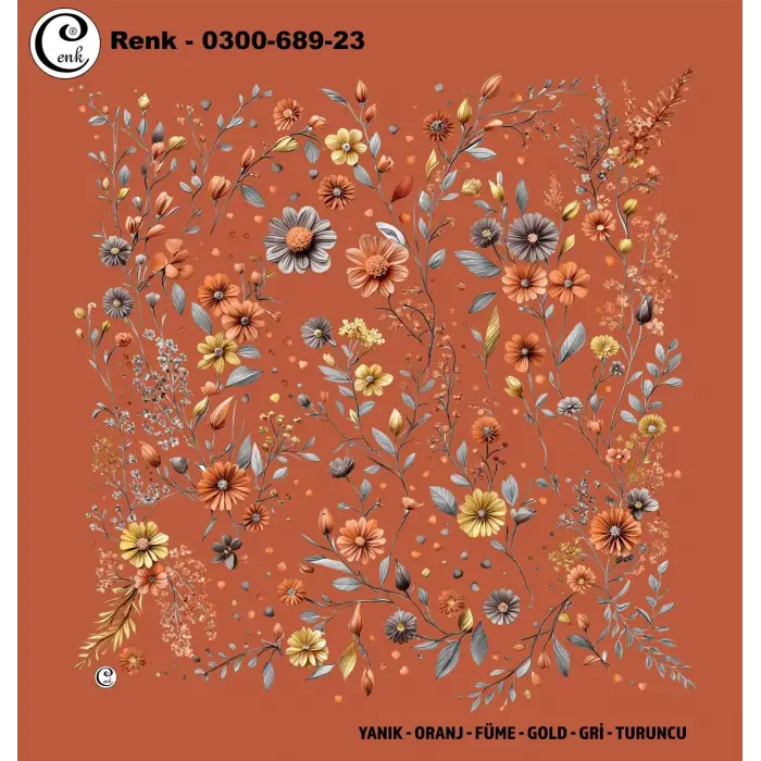 Cenk 100cm Oyalık Yazma (Cnk-689-23)