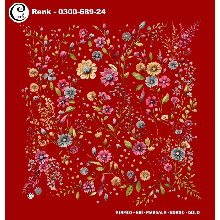 Cenk 100cm Oyalık Yazma (Cnk-689-24)