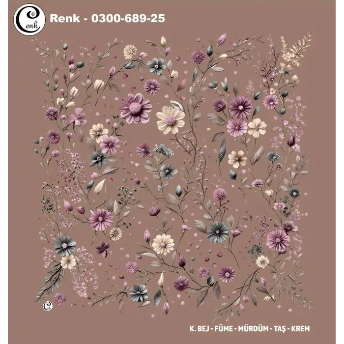 Cenk 100cm Oyalık Yazma (Cnk-689-25)