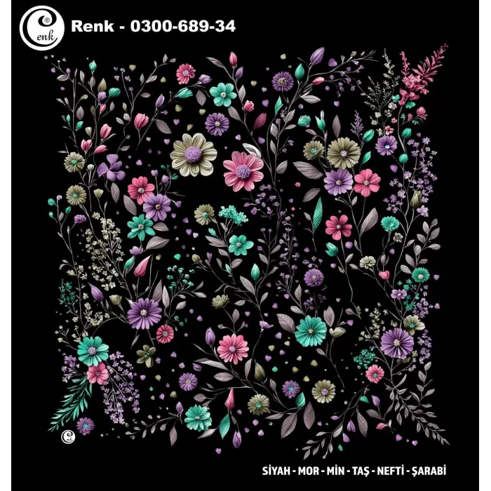 Cenk 100cm Oyalık Yazma (Cnk-689-34)