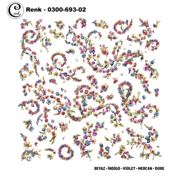 Cenk 100cm Oyalık Yazma (Cnk-693-02)
