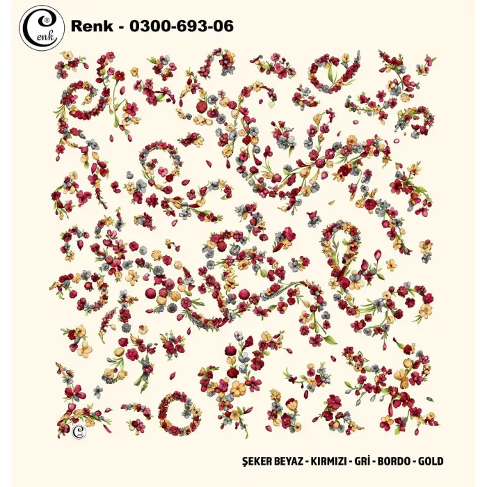 Cenk 100cm Oyalık Yazma (Cnk-693-06)
