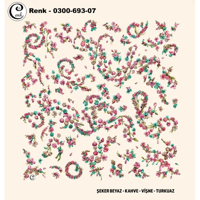 Cenk 100cm Oyalık Yazma (Cnk-693-07)