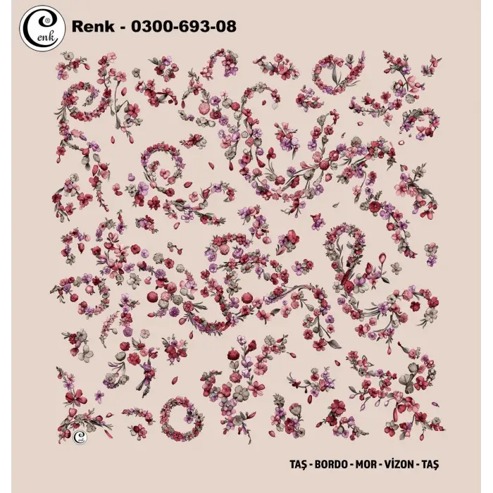Cenk 100cm Oyalık Yazma (Cnk-693-08)
