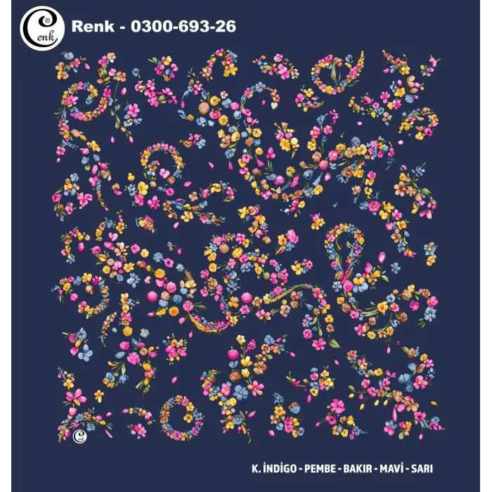 Cenk 100cm Oyalık Yazma (Cnk-693-26)