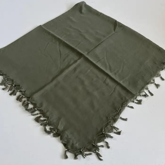 Düz Koton Sökme Boncuklu Tülbent (sm-4504)