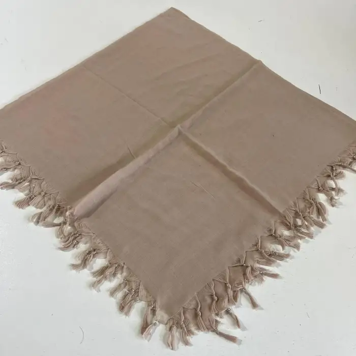 Düz Koton Sökme Boncuklu Tülbent (sm-4511)