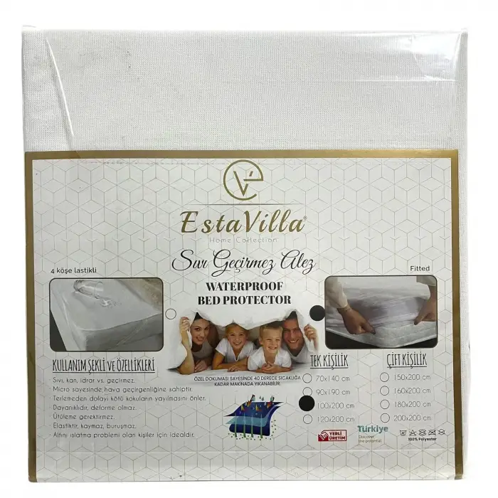 Estavilla Tek Kişilik Yatak Alezi (100x200 cm) alez02