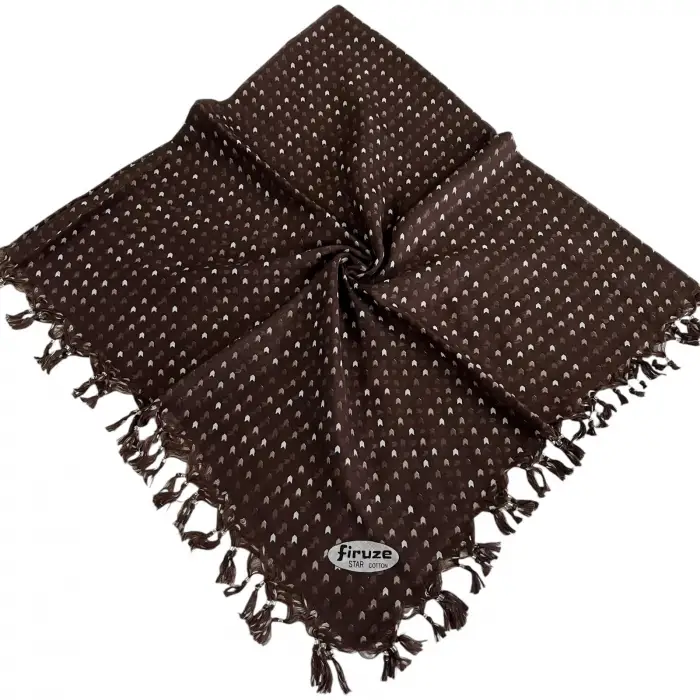 Firuze Koton Sökme Boncuklu Tülbent (sm-4103)