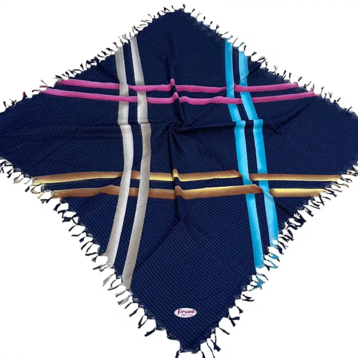 Firuze Koton Sökme Boncuklu Tülbent (sm-4401)