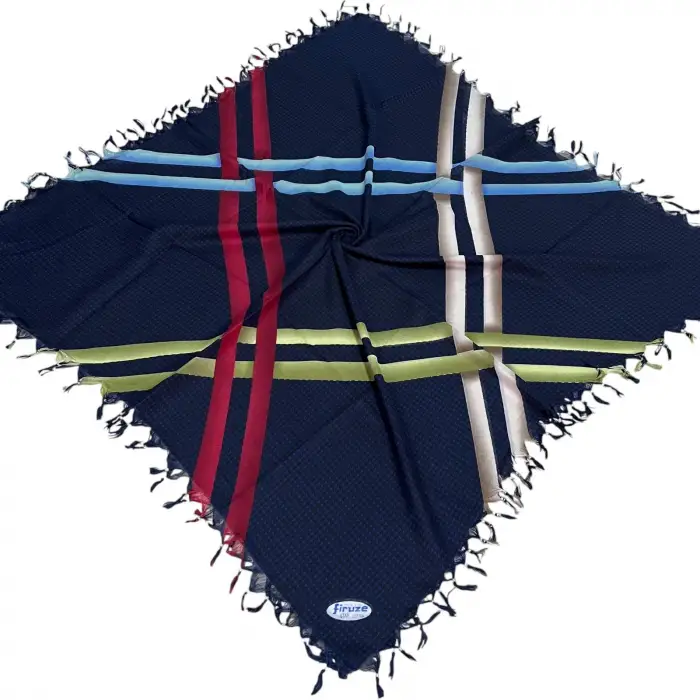 Firuze Koton Sökme Boncuklu Tülbent (sm-4405)