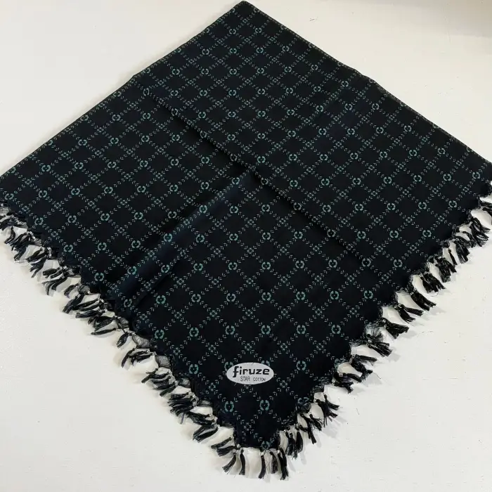 Firuze Koton Sökme Boncuklu Tülbent (sm-4717)