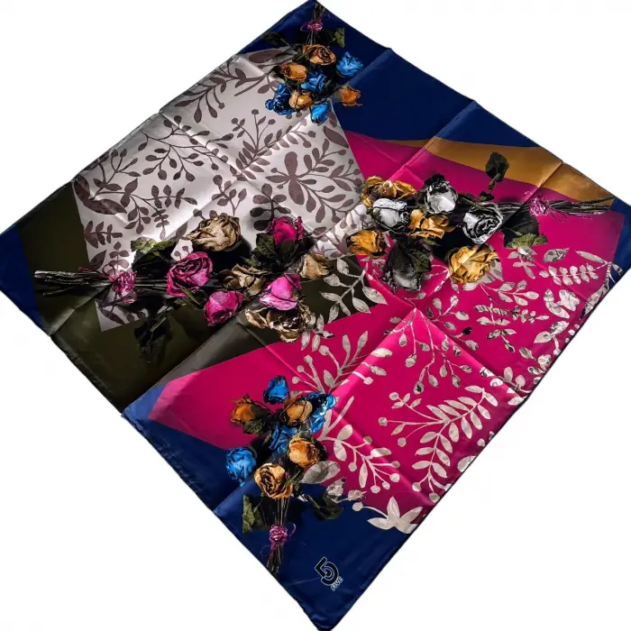 Five5 Dijital Twill Eşarp (TE9527)