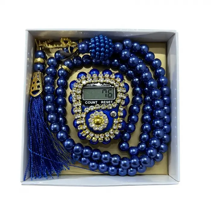 Hediyelik 2li Set Saks Mavi (set24)