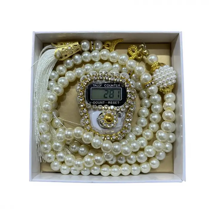 Hediyelik 2li Set İnci Beyaz (set31)