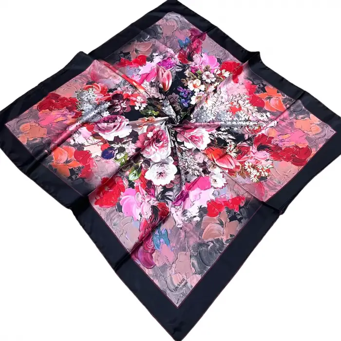 İpekten Dijital Twill Eşarp (TE9601)