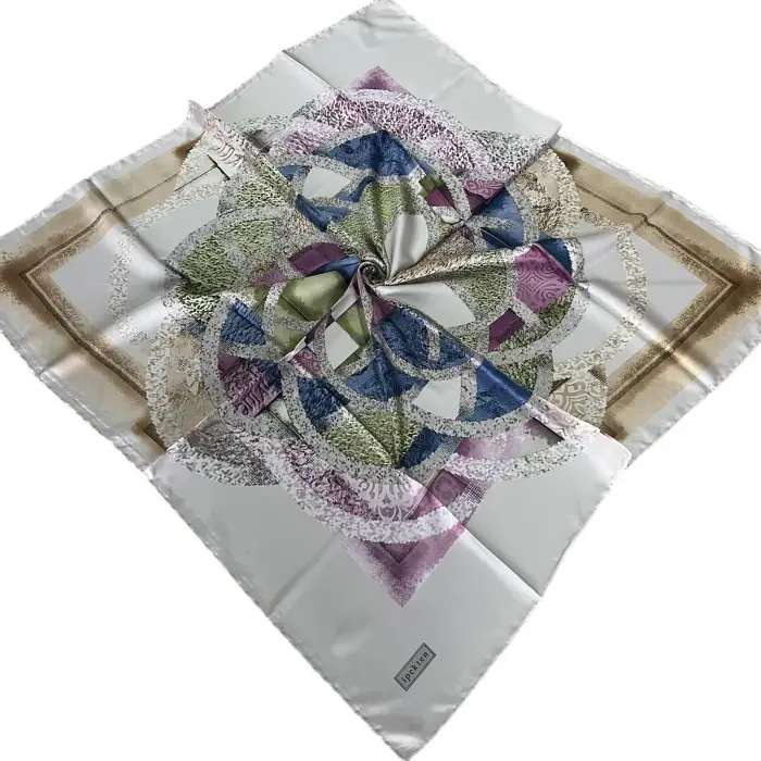 İpekten Dijital Twill Eşarp (TE9901)