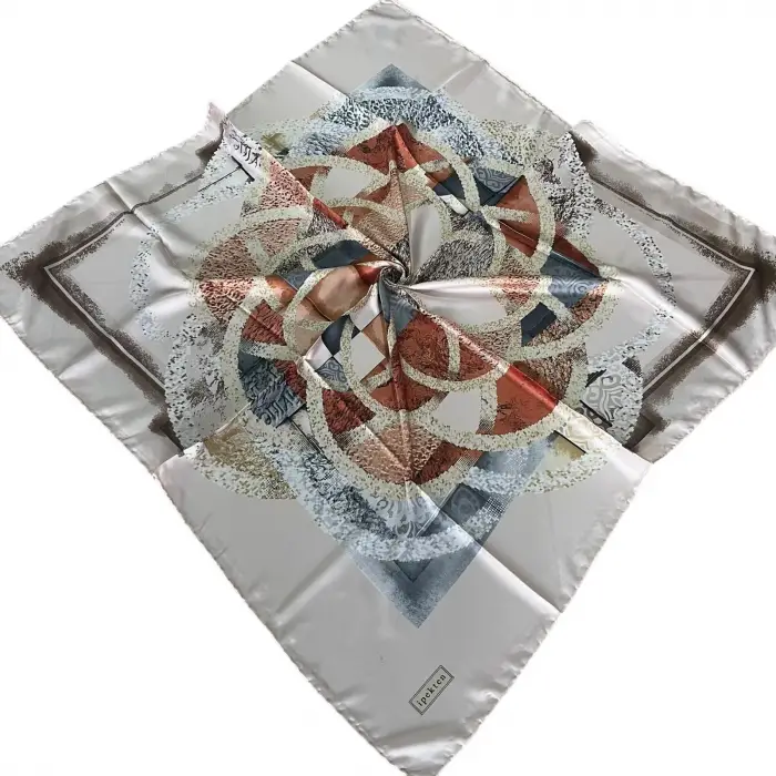 İpekten Dijital Twill Eşarp (TE9906)