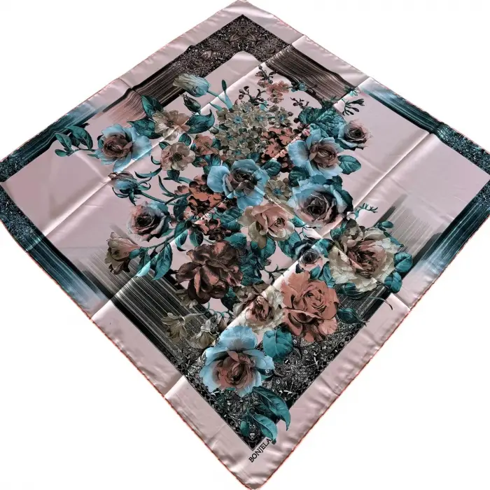 Kampanyalı Dijital Twill Eşarp (TE9422)