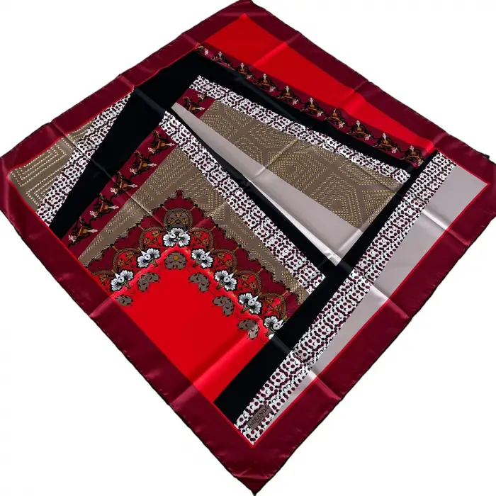 Kampanyalı Dijital Twill Eşarp (TE9428)