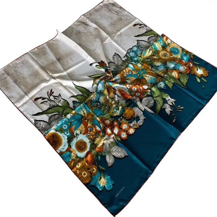 Kampanyalı Dijital Twill Eşarp (TE9438)