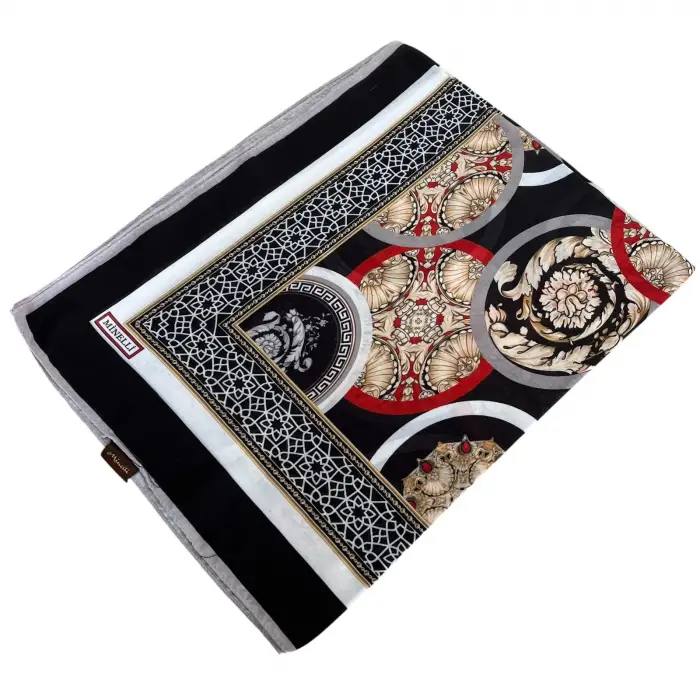 Kampanyalı Minelli Desenli Şal (Ktn9711)