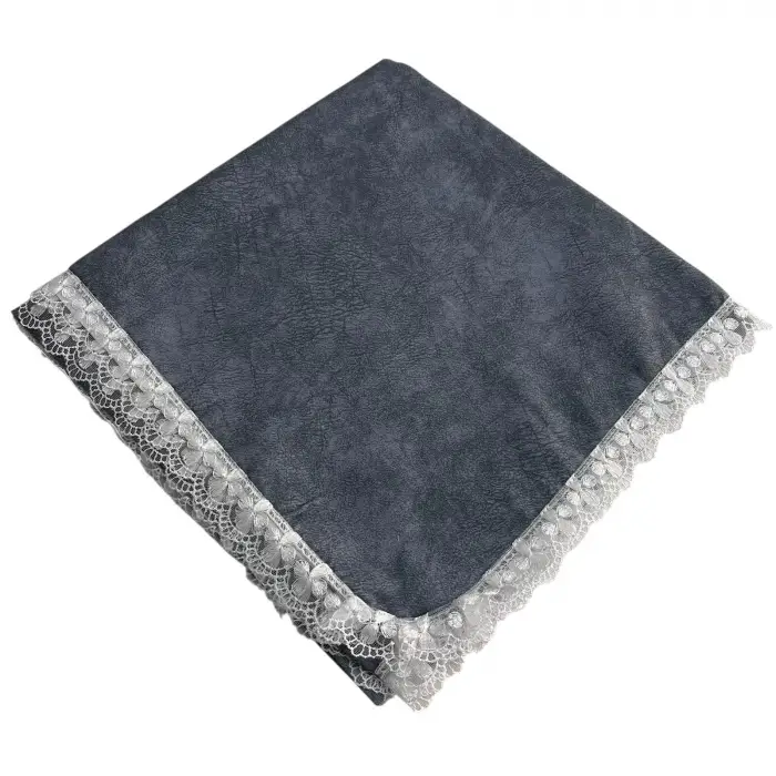 Kenarı Dantelli Desenli Sofra 140x140 cm 1 Adet(Sofra9530)