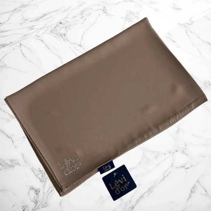 Levidor Medine İpeği Şal Sütlü Kahve (MDN95-02)