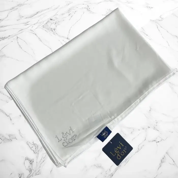 Levidor Medine İpeği Şal Kirli Beyaz (MDN95-21)